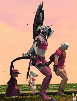 Ghoul members gathered during an in-game event