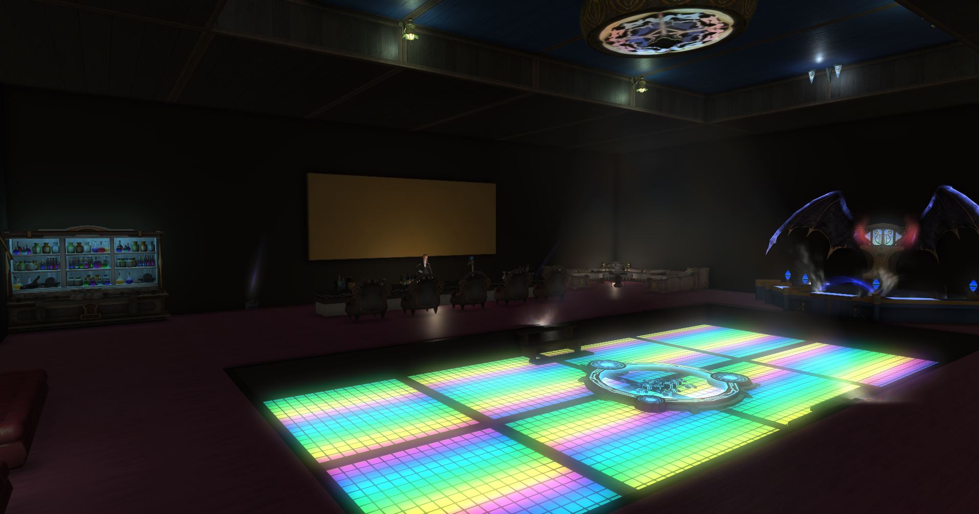 Ghoul Lounge Bar dance floor and stage