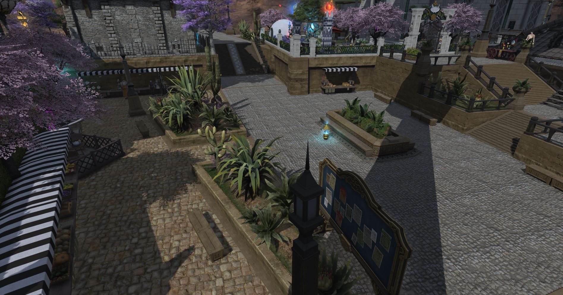 Ghoul Main Mansion plaza in The Goblet Ward 3