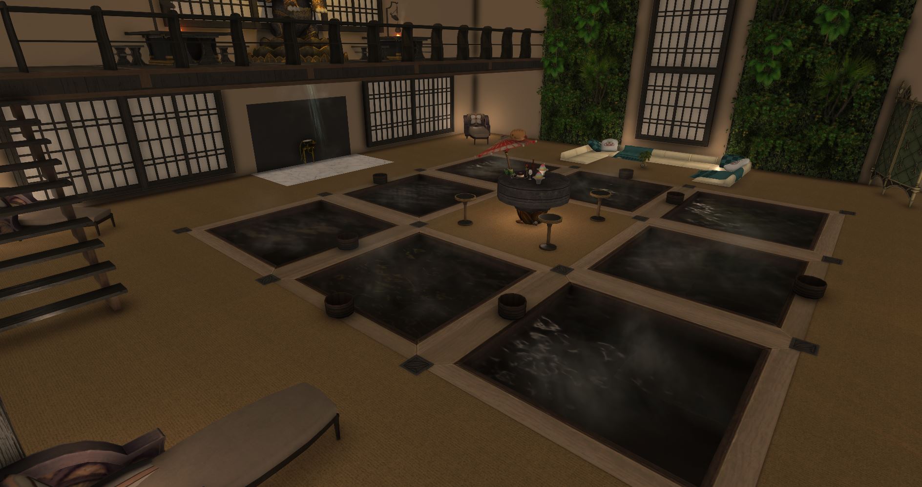 Ghoul Resort and Spa bath room with warm pools