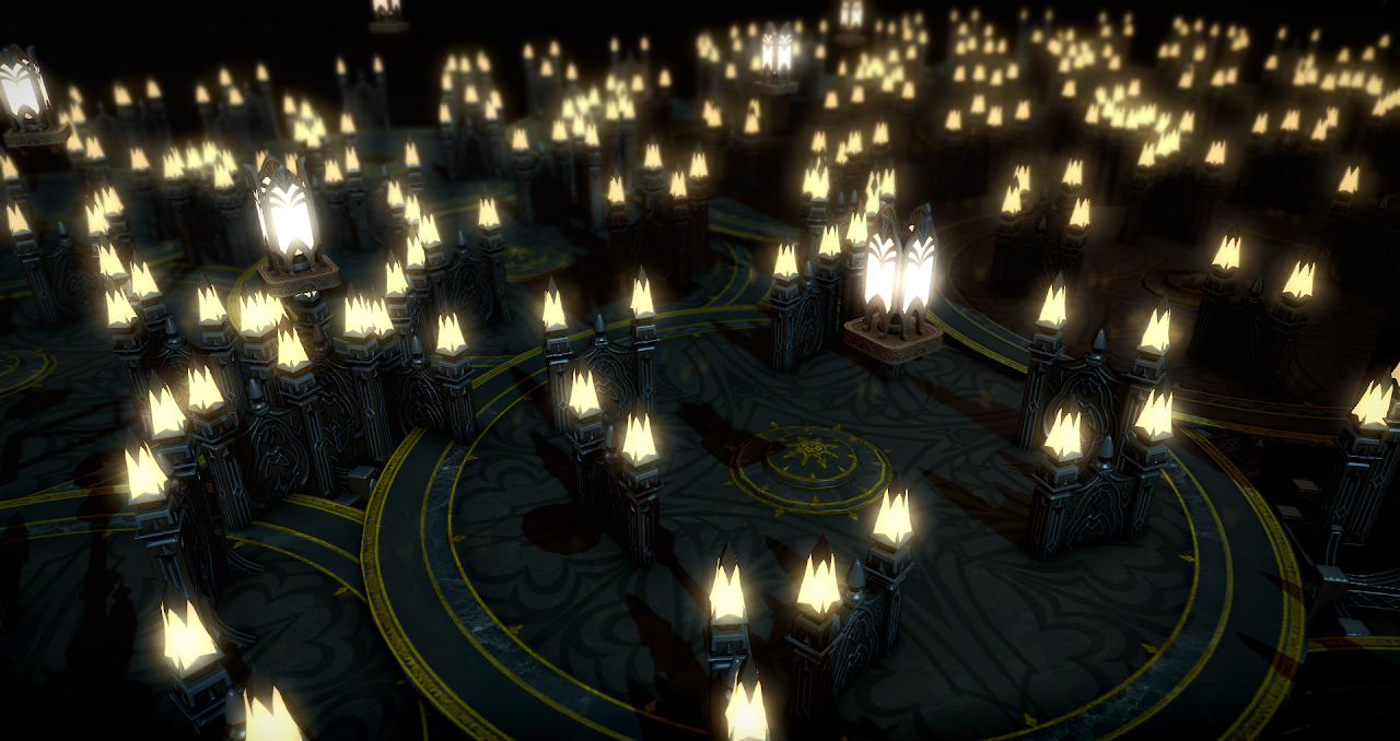 Ghoul Temporal Cage maze of lights